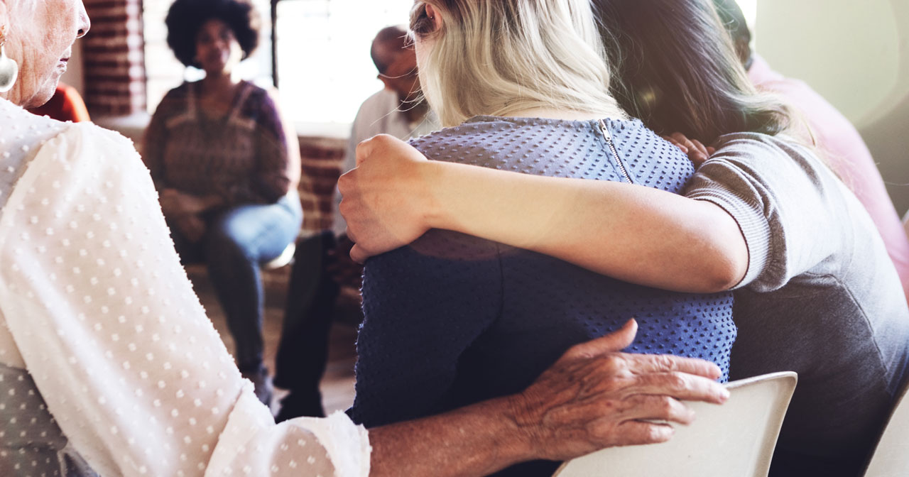 Photo of people in a support group